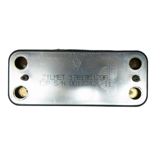 Intercambiador de Placas Manaut Myto Condens — Ref. BI1001101, repuesto original sobre fondo blanco