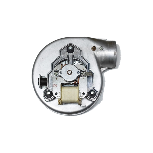 Ventilador Saunier Duval Opalia Calentador — Ref. 0020127092, repuesto fotografiado sobre fondo blanco
