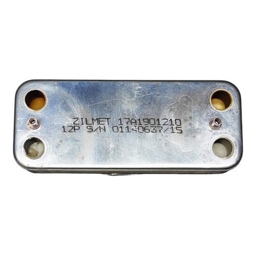Intercambiador de Placas Sime Brava Slim HE25 — Ref. 17A1901210, repuesto original sobre fondo blanco