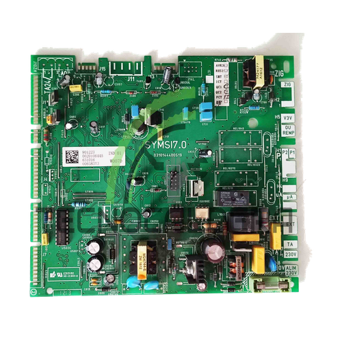 Placa Electrónica Calentador Vaillant MAG 14-2/0 H R1 SYMSI7.0 — Ref. 0310144.00S19, repuesto fotografiado sobre fondo blanco