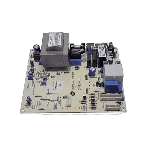 Placa Electrónica Ferroli Divatech F24 — Ref. DBM02.1, repuesto original sobre fondo blanco