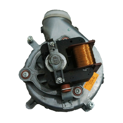 Ventilador Saunier Duval Themaclassic F25 — Ref. S1008800, repuesto fotografiado sobre fondo blanco