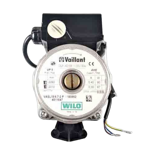 Bomba de Agua Vaillant 242/2-3 R2 Turbomaxpro — Ref. VASL15/6-7-2F, repuesto original sobre fondo blanco