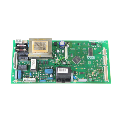 Placa Electrónica Ferroli NEW Elite 60 F30 — Ref. PMF09F, repuesto fotografiado sobre fondo blanco