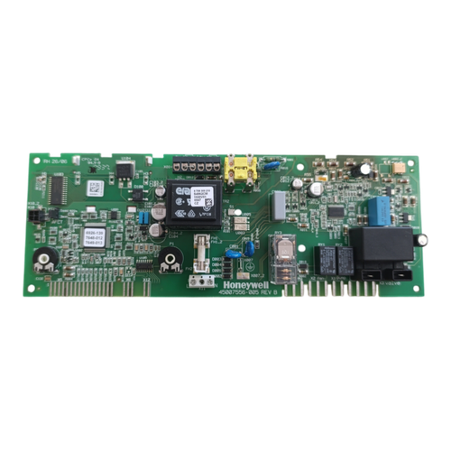 Placa Electrónica Junkers Ceraclass Midi ZW24 KE23 Atmosferica — Ref. 45007556-005, fotografía del repuesto sobre fondo blanco