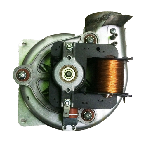 Ventilador Junkers Ceraclass Midi ZW24 AE23 — Ref. 87072040380, repuesto fotografiado sobre fondo blanco