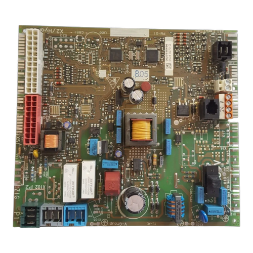 Placa Electrónica Saunier Duval Themafast NOX F30-B1 — Ref. 0020146496, fotografía del repuesto sobre fondo blanco
