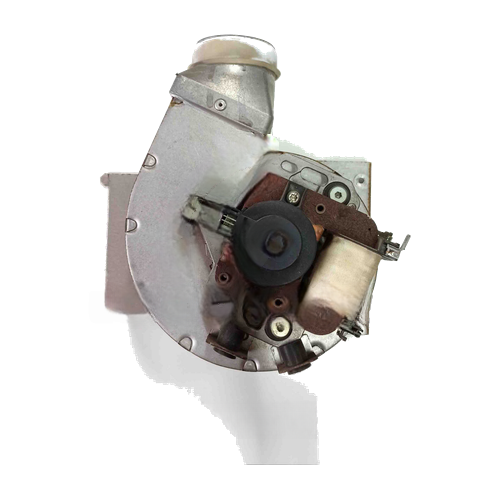 Ventilador Saunier Duval Isofast F28E — Ref. RLA108/4200A80-3030LH-570, repuesto original sobre fondo blanco