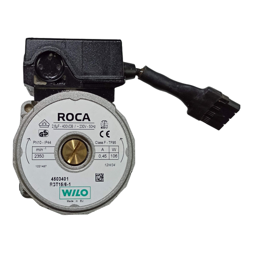 Bomba de Agua Roca R – 20/20F — Ref. 122075100, repuesto original sobre fondo blanco