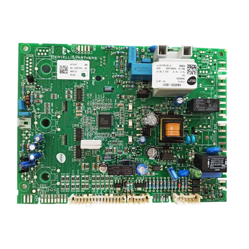 Placa Electrónica Baxiroca Neodens Plus ECO — Ref. HACO03-BX01, repuesto fotografiado sobre fondo blanco
