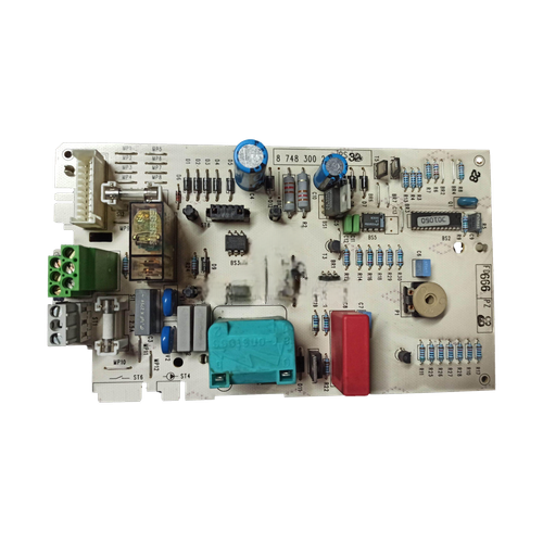 Placa Electrónica Junkers Novatherm ZW20 — Ref. B748300, repuesto fotografiado sobre fondo blanco