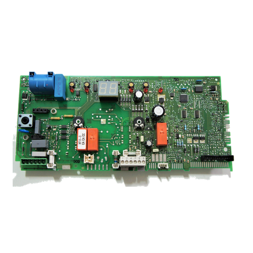 Placa Electrónica Zwse 28 4MFA Eurostar ACU HIT — Ref. BOSCH8748300, repuesto fotografiado sobre fondo blanco