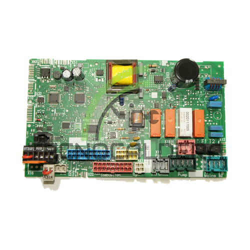 Placa Electrónica Saunier Duval Isofast Condens F35 A/1 — Ref. 0020117005, repuesto fotografiado sobre fondo blanco