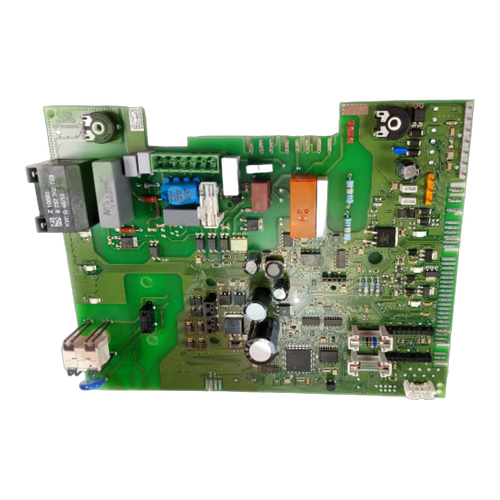 Placa Electrónica Junkers Cerastar Comfort Bajo NOX ZWN25 8MFA — Ref. 8748300933, fotografía del repuesto sobre fondo blanco