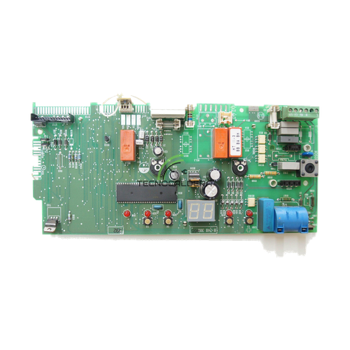 Placa Electrónica Junkers Euromaxx ZWC — Ref. 8-748-300-065, repuesto fotografiado sobre fondo blanco