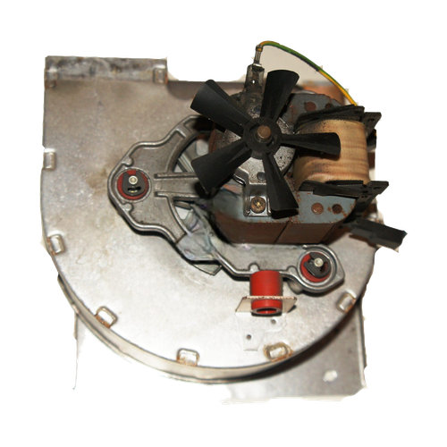 Ventilador Junkers Eurostar ZWE24-3MFAD — Ref. RL108/3400A483030, repuesto fotografiado sobre fondo blanco