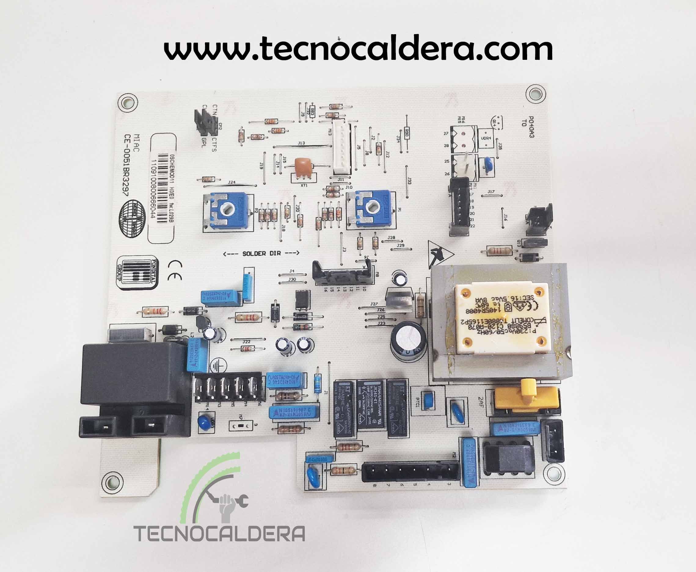 Placa Electrónica Fondital Panarea Compact Ctfs 24 AF — Ref. 6SCHEMOD20
