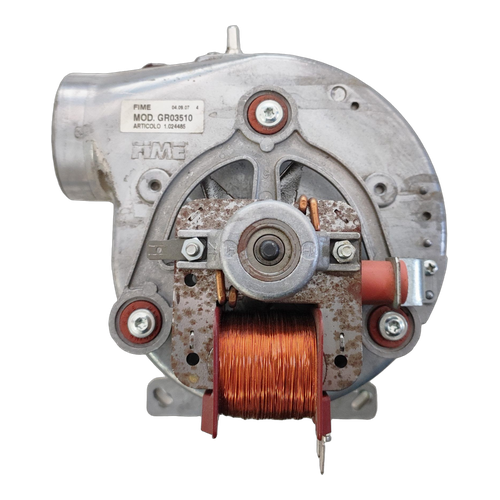 Ventilador Inmergas Eolo Mini 24 KW — Ref. GR03510, repuesto original sobre fondo blanco