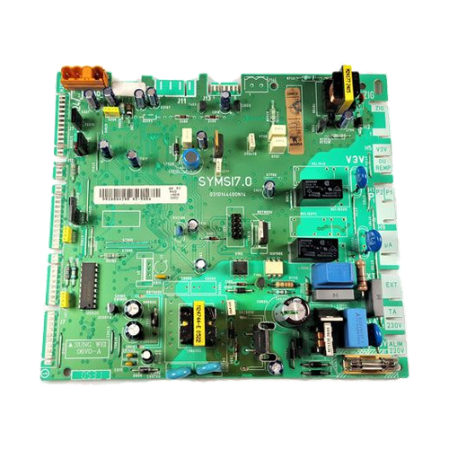 Placa Electronica Saunier Duval Themafast C25E Symsi7.0 — Ref. S10470, repuesto fotografiado sobre fondo blanco