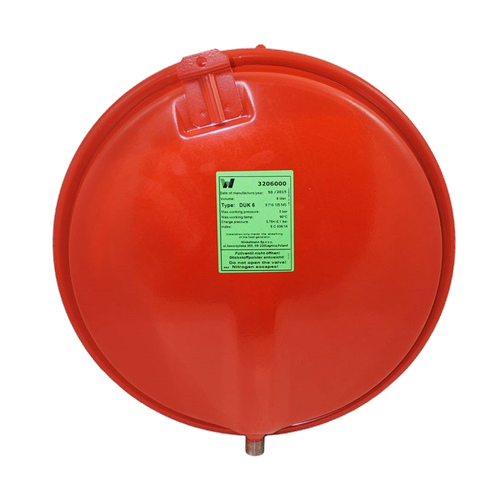 Vaso de Expansión Junkers ZW23 Neckar NW24 — Ref. 87054070050, repuesto fotografiado sobre fondo blanco