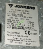 PLACA ELECTRONICA JUNKERS EUROSTAR ZWE 24-3HKD ATMOSFERICA